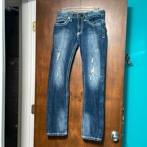 Men’s 31 x 32 Express Blue Jeans Extra Slim